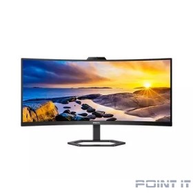 Монитор LCD PHILIPS 34&quot; 34E1C5600HE/00 Black {VA curved 3440x1440 100Hz 1ms 178/178 300cd 2xHDMI DisplayPort 4xUSB USB-C webcam 2x5W}