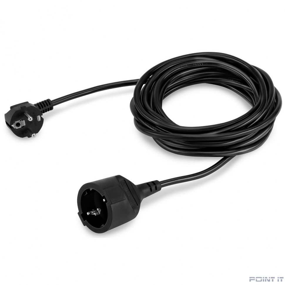 BURO Сетевой удлинитель 1 розетка, 5 метров (BU-PS1.5/B) черный {352703}