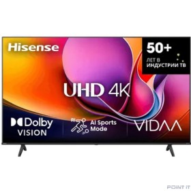 Hisense 43&quot; 43A6Q Frameless черный 4K Ultra HD 60Hz MEMC DVB-T DVB-T2 DVB-C DVB-S DVB-S2 USB WiFi Smart TV