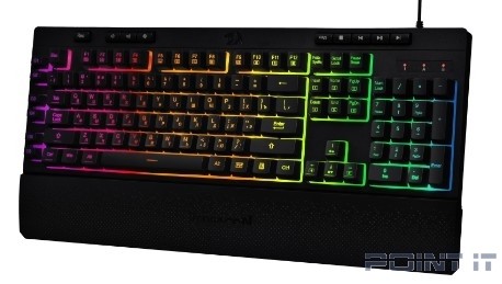 Redragon Клавиатура Shiva RU [77526] {Проводная игровая, RGB, 26 anti-ghost keys }