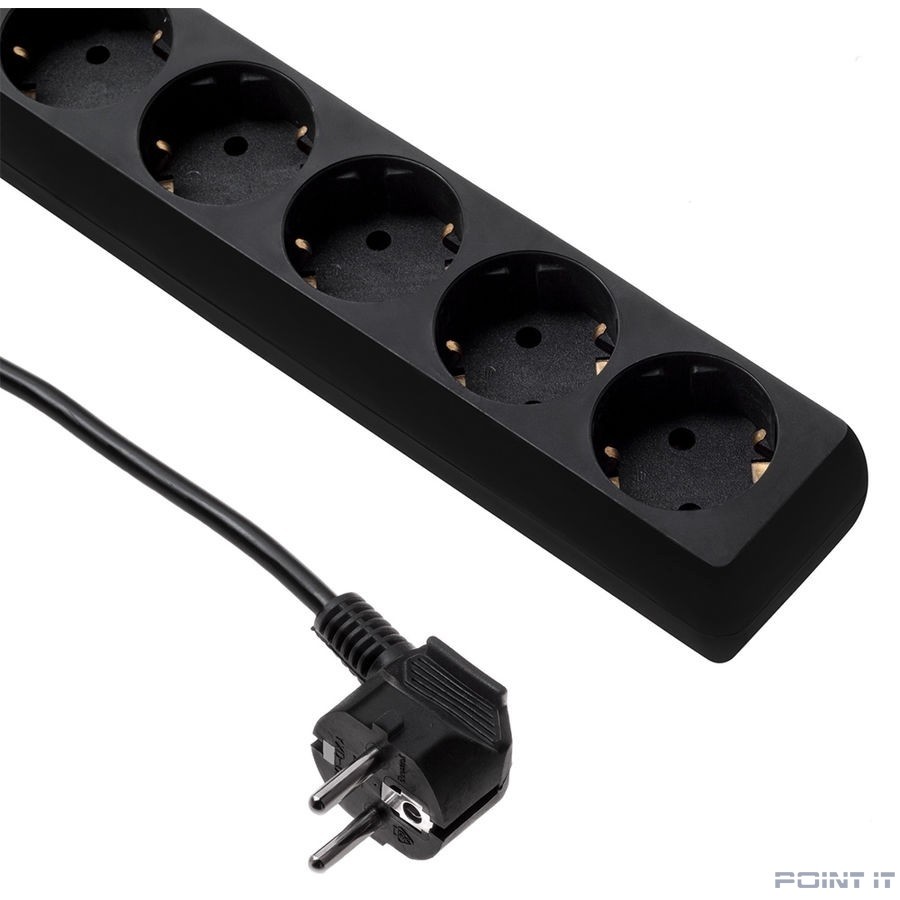 BURO Сетевой фильтр, 6 розеток, 3 метра, (600SH-16-3-B), черный (коробка) {475275}