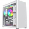 GameMax Корпус Spark Pro Full White без БП (Midi Tower, ATX, Белый., USB3.0+Type C, Зак. стекло)