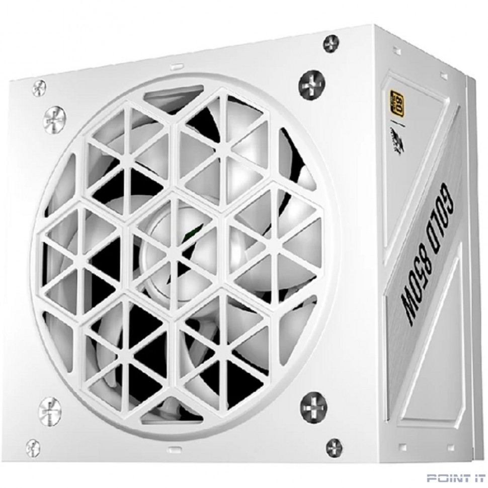 1STPLAYER NGDP Gold 850W White/ ATX 3.0, APFC, 80 PLUS Gold, LLC+DC-DC, 120mm fan, full modular / HA-850BA4-WH