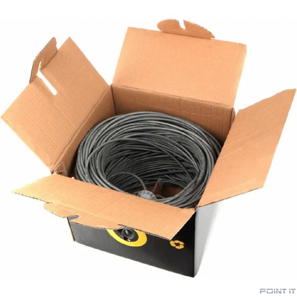 Cablexpert [UPC-5040E-SOL/100] Кабель UTP кат.5e, 4 пары, 0.40 мм 100м, ССА одножильный