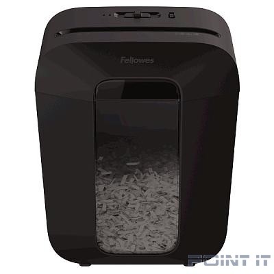 Fellowes Шредер PowerShred LX50 FS-44060(01), черный {DIN P-4, 4х37мм, 9лст., 17 лтр., уничт.: скрепки,скобы,карты}