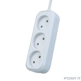 Perfeo Сетевой удлинитель без заземления &quot;RU POWER&quot;,PF_B4064 (7,0м, 3 розетки, белый (Р16-012))