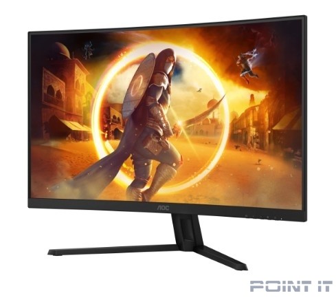 Монитор LCD AOC 31.5" CQ32G4VE Black {VA curved 2560x1440 180Hz 0.5ms 178/178 300cd 2xHDMI2.0 DisplayPort1.4)