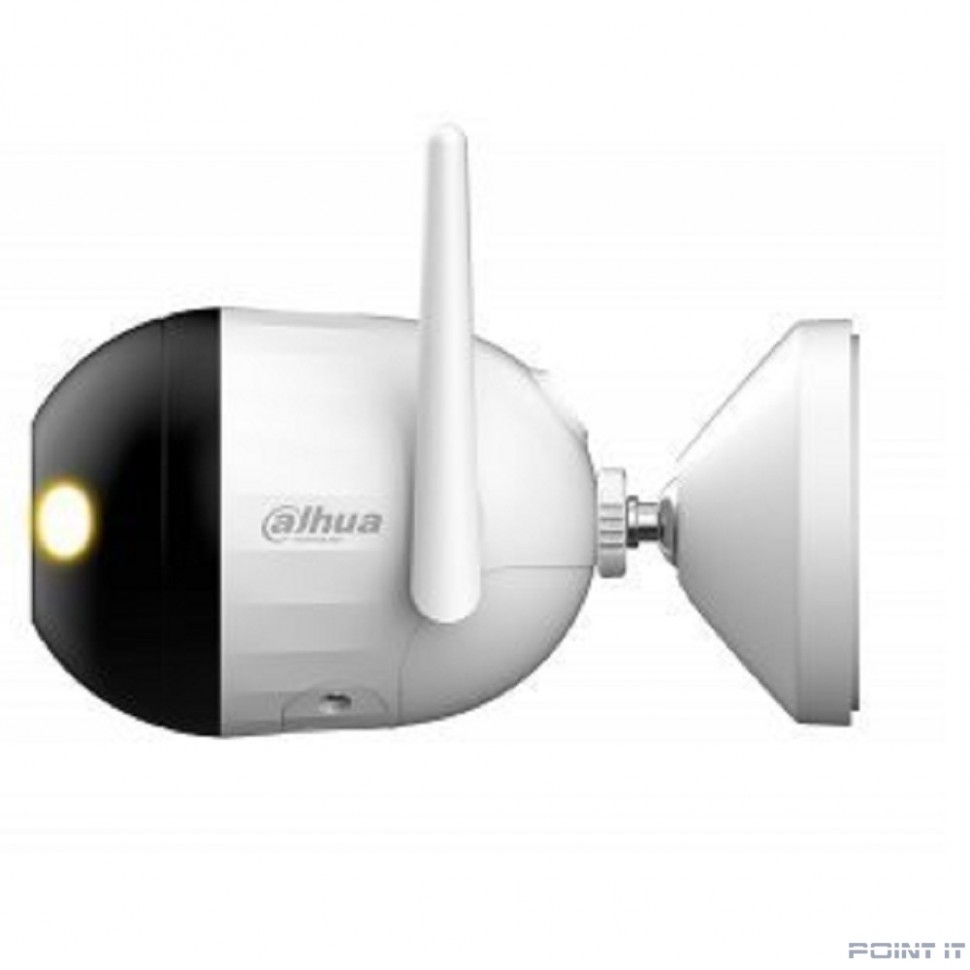 DAHUA DH-IPC-F4CP-PV-0360B Уличная цилиндрическая IP-видеокамера Smart Dual Light 4Мп, 1/3” CMOS, объектив 3.6мм, видеоаналитика, ИК 30м, LED 30м, микрофон, динамик, WI-Fi 2.4ГГц, IP67, металл пластик