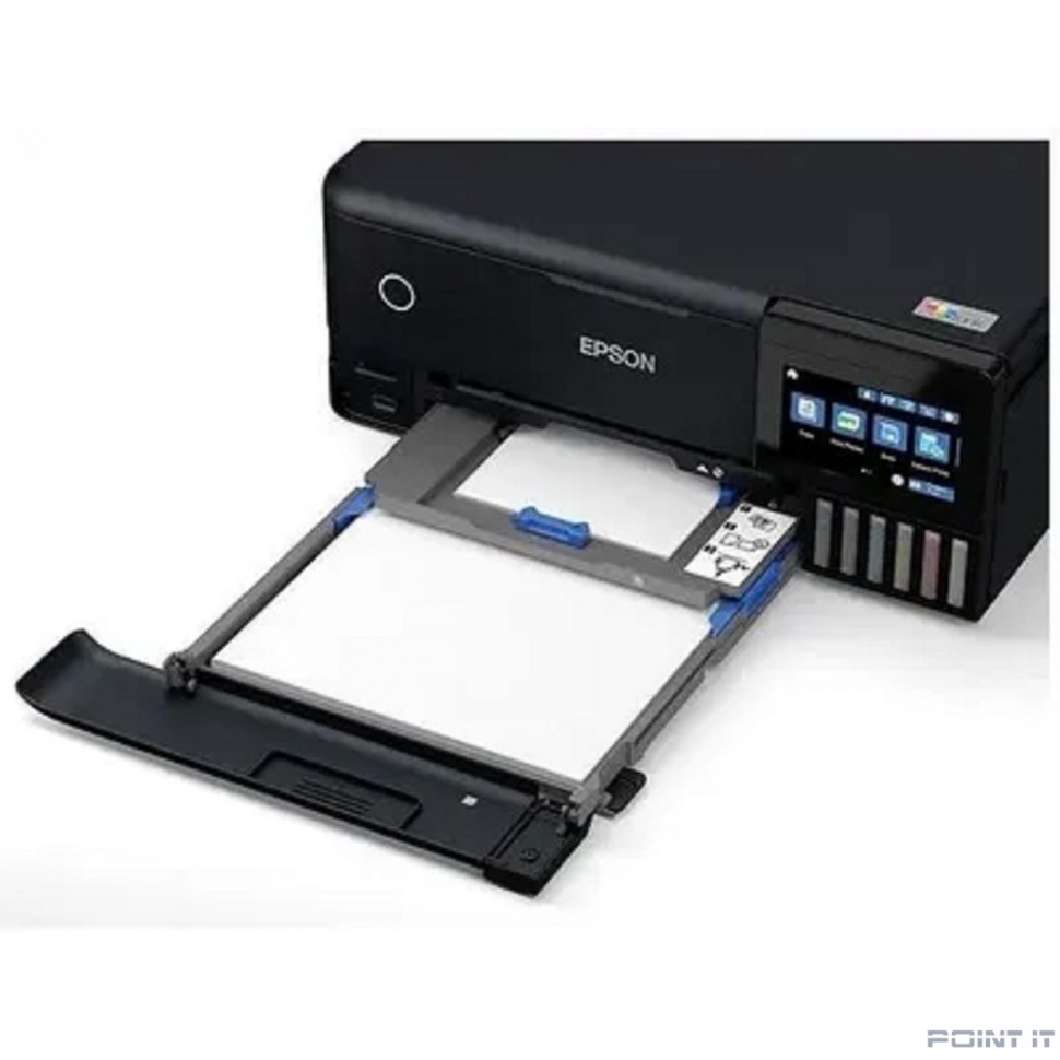 МФУ струйный Epson EcoTank L8160 цветная печать, A4, с СНПЧ, цвет черный [c11cj20503]