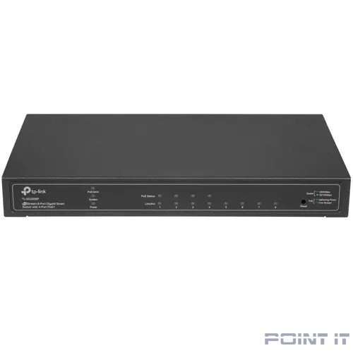TP-Link SG2008P Коммутатор JetStream Smart с 8 гигабитными портами (4 порта PoE+)
