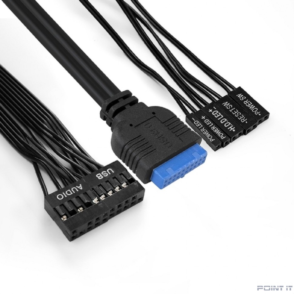 Exegate EX272745RUS Корпус Minitower Exegate QA-412U Black, mATX, <XP400, Black, 120mm>, 2*USB+2*USB3.0, Audio