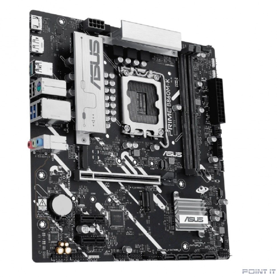 Материнская плата Asus PRIME B860M-K Soc-1851 Intel B860 2xDDR5 mATX AC`97 8ch(7.1) 2.5Gg RAID+HDMI+DP