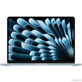 Ноутбук Apple MacBook Air 13-inch 2025 [MC6V4LL/A] (КЛАВ.РУС.ГРАВ.) Sky Blue 13.6&quot; Liquid Retina {(2560x1600) M4 10C CPU 10C GPU/24GB/512GB SSD} (A3240)