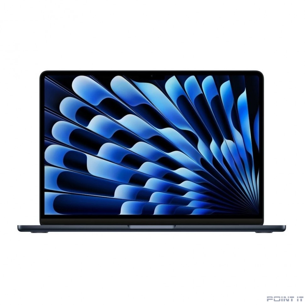 Ноутбук Apple MacBook Air 13-inch 2025 [MW133ZA/A] (КЛАВ.РУС.ГРАВ.) Midnight 13.6" Liquid Retina {(2560x1600) M4 10C CPU 10C GPU/16GB/512GB SSD/рекоменд.переходник} (A3240)