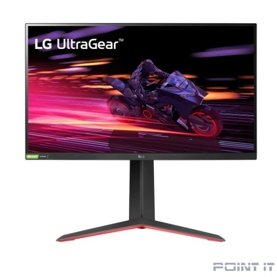 Монитор LCD LG 27'' 27GP750-B {IPS 1920x1080 240Hz 1ms 400cd 1000:1 8bit HDR10 2xHDMI2.0 DisplayPort1.4 FreeSync(Premium) G-Sync AudioOut Pivot VESA}