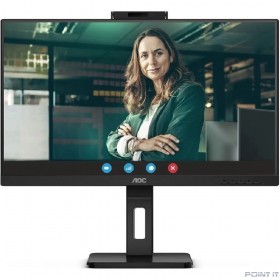 Монитор LCD AOC 27&quot; Q27P3QW {IPS 2560x1440 75Hz 4ms 178/178 350cd 1000:1 8bit 2xHDMI1.4 DisplayPort1.2 2xUSB3.0 3xUSB3.2 2x5W WebCam Pivot}