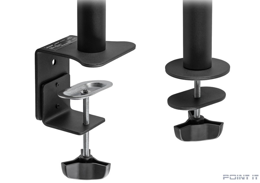 Kromax CASPER-506 черный 10"-34" макс.10кг настольный поворот и наклон