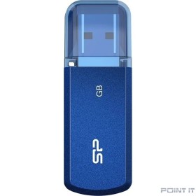 Флеш накопитель 128Gb Silicon Power Helios 202, USB 3.2, Голубой