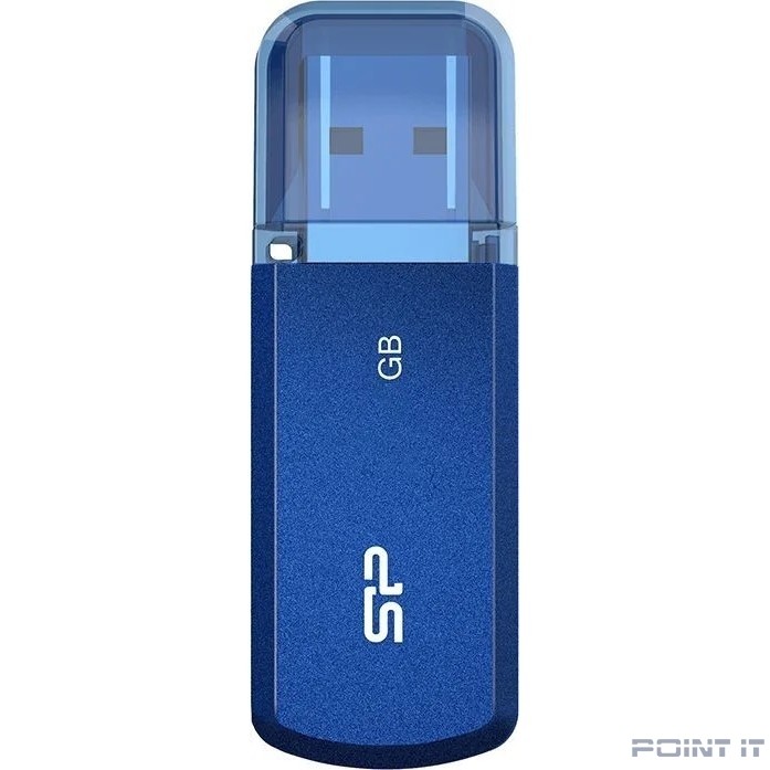 Флеш накопитель 128Gb Silicon Power Helios 202, USB 3.2, Голубой
