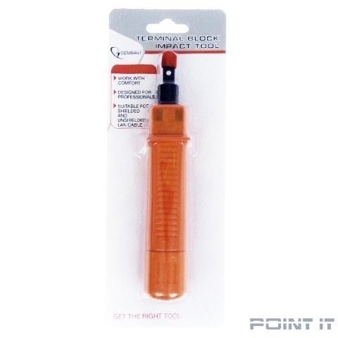 Gembird T-430 Инструмент Cablexpert, для разделки витой пары, с ножом, тип 110, регулировка ударного эффекта