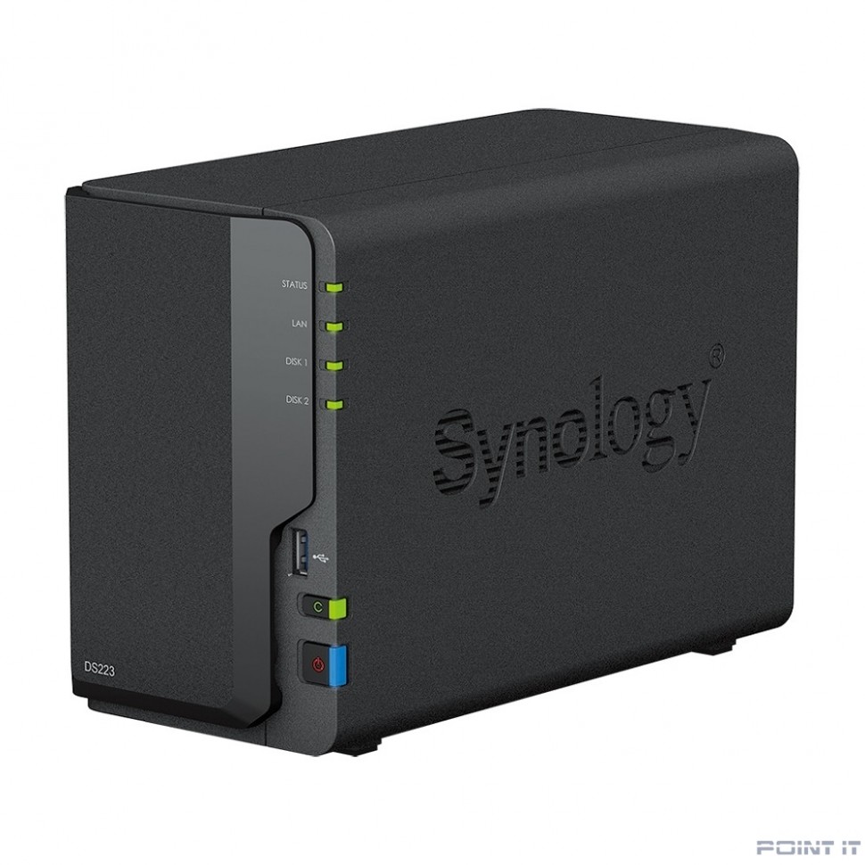 СХД настольное исполнение 2BAY NO HDD DS223 SYNOLOGY