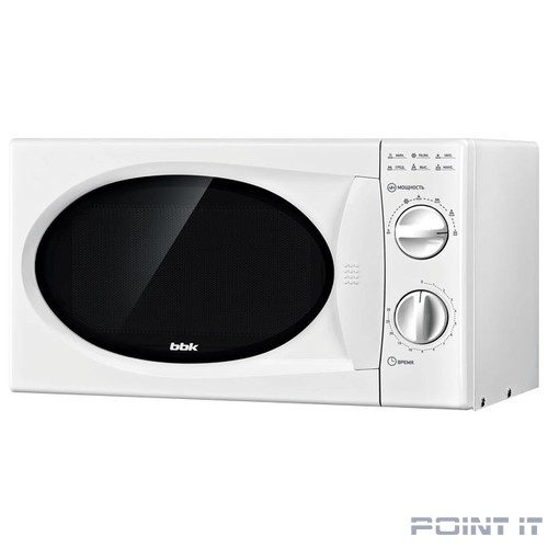 BBK 20MWS-715M/W Микроволновая печь, 700 Вт, 20 л, белый
