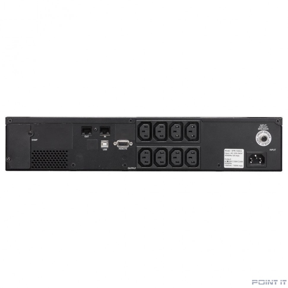 UPS Powercom SMART KING PRO+, SPR-2000 LCD { Line-Interactive, 2000VA / 1400W, Rack/Tower, IEC, Serial+USB, SmartSlot}