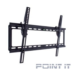 Kromax IDEAL-2 new black, наст. для TV 32&quot;-90&quot;, max 55 кг, 1 ст св., нак. 0°-10°, от ст. 23 мм, max VESA 600x400 мм.