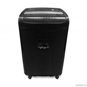 ГЕЛЕОС Уничтожитель документов УО36-4 DIN P-4 {(4 ур-нь секр.), фрагмент 3,9х30мм, 29-33 лист (70г/м2), CD/пл.карты/скрепки/скобы, 36 л.}