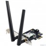 Сетевой адаптер Wi-Fi+ Bluetooth ASUS PCE-BE6500, Wi-Fi 7 BE6500, BT 5.4, PCI-Express x 1 (PCE-BE6500)