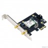 Сетевой адаптер Wi-Fi+ Bluetooth ASUS PCE-BE6500, Wi-Fi 7 BE6500, BT 5.4, PCI-Express x 1 (PCE-BE6500)