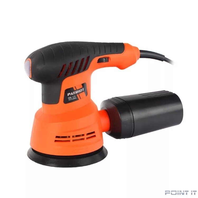 PATRIOT OS 125 Машина эксцентриковая шлифовальная { 270 вт, платформа 125 мм, 12000 об.мин, 24 000 к/мин } [110301520]